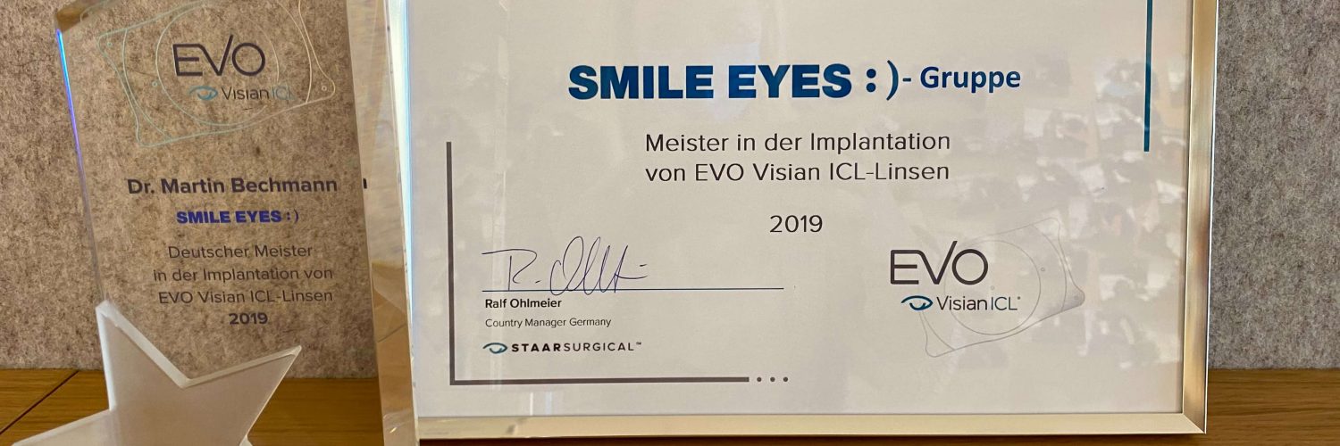 Smile Eyes Gruppe ist Meister in der ICL Implantation