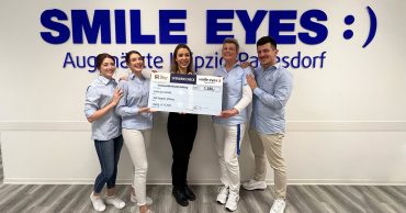 Ralf Rangnick Stiftung erhält Spende von Smile Eyes Leipzig Mitarbeitern